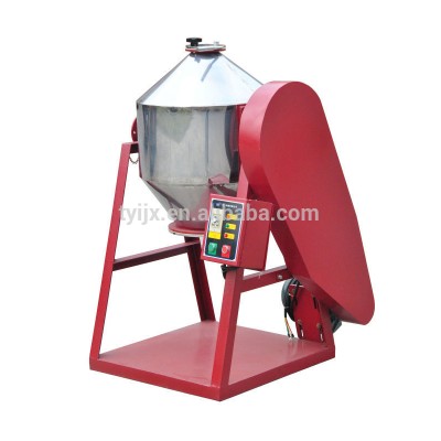 Rotary mixer for dry plastic powder mix